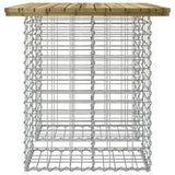 Garden Table Gabion Design 100x70x72 cm Impregnated Wood Pine 834364