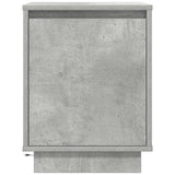 Bedside Cabinets with LED Lights 2 pcs Concrete Grey 38x34x50 cm 861272