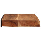 Wall Shelves 2 pcs 60x20x3.5 cm Solid Wood Acacia 373625