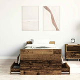 Bed Frame Old wood Engineered wood, solid pinewood, plywood Single 3328803