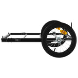 Bike Trailer Black 126x63x34 cm Iron 94205