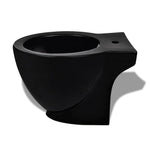 Black Ceramic Toilet & Bidet Set 270567