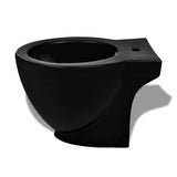 Black Ceramic Toilet & Bidet Set 270567