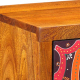 Bedside Cabinet Brown 35 x 30 x 40 cm Solid Acacia Wood 4016519