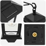 Wall Mount Lamp with LED Bulb 2 pcs Black 19 x 14 x 25 cm 42042689