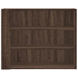 Wall Cabinet Brown Oak 75x35x60 cm Engineered Wood 848422
