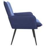Armchair Police Blue Velvet 42047735