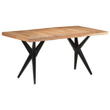 Dining Table 160x80x76 cm Solid Acacia Wood 323565