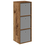 Sideboard with Drawer Old Wood 35 x 32 x 99.5 cm 8000570
