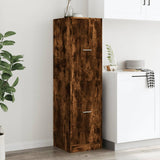 Apothecary Cabinet Smoked Oak 40x41x144.5 cm Engineered Wood 3309640