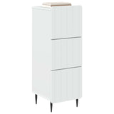 Drawer Cabinet White 33 x 34.5 x 92 cm Engineered Wood 894385