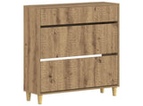 Shoe Cabinet DELFT 78 x 24 x 103 cm Engineered Wood Artisan Oak 897104