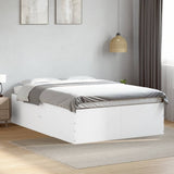 Bed Frame without Mattress White 135x190 cm Double 3280944