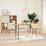 Table Top Light Brown 140x60x2 cm Solid Wood Oak Oval 4009072