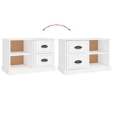 TV Cabinet White 73x35.5x47.5 cm Engineered Wood 816168