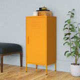 Storage Cabinet Mustard Yellow 42.5x35x101.5 cm Steel 336191