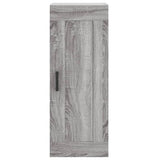 Wall Mounted Cabinet Grey Sonoma 34.5x34x90 cm Engineered Wood 830506