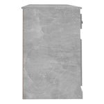 Desk with Cabinet Concrete Grey Engineered Wood 3185331