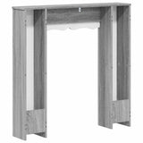 Fireplace Surround Grey Sonoma 102 x 20 x 102 cm 8006639