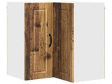 Wall Corner Cabinet PORTO Old Wood 57 x 57 x 80 cm 885433