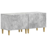 5 Piece LED TV Cabinet Concrete Grey Engineered Wood 3416761