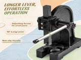 1 Ton Manual Arbor Press 15 Cm Maximum Height Cast Iron Heavy-Duty Desktop T6639P619056