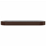 Garden Raised Bed Galvanised Steel 450x140x36 cm Brown 319040