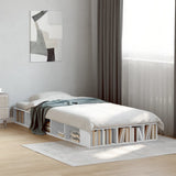 Bed Frame without Mattress White 90x190 cm Single 3280524