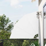 Balcony Privacy Screen 140 x 140 cm Polyester White 42000930