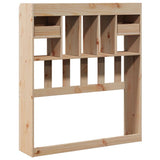 Headboard with Storage 90 cm Solid Wood Pine 855523