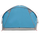 Cabin Tent with Roof Blue 8-Person Polyester and Steel 42028588