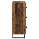 Sideboard Old Wood 69.5 x 34 x 90 cm Engineered Wood and Iron 881522