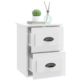 Wall-mounted Bedside Cabinets 2 pcs High Gloss White 41.5x36x53cm 816397