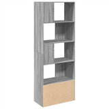 Bookcase Grey Sonoma 70x36x189 cm Engineered Wood 3295322