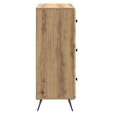 Drawer Cabinet Artisan Oak 66 x 34.5 x 90 cm Engineered Wood 895534