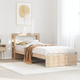 Bed Frame with Headboard without Mattress 100x200 cm 3305991