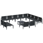 Garden Sofa Set Anthracite Steel 3379031