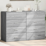 Sideboards 2 pcs Grey Sonoma 60x39x80 cm Engineered Wood 3276628