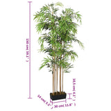 Artificial Bamboo Tree 1095 Leaves 150 cm Green 358990