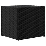 ZNTS Garden Planters 2 pcs Black 36x30x32 cm Poly Rattan 3210531