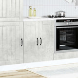 Sink Base Cabinet Lucca Concrete Grey Engineered Wood 853681