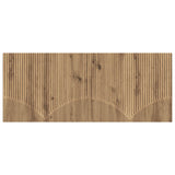 Wall-Mounted Headboard HOORN Artisan Oak Engineered Wood 897414