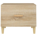 Coffee Tables 2 pcs Sonoma Oak 50x50x40 cm Engineered Wood 812715