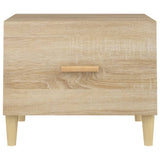 Coffee Tables 2 pcs Sonoma Oak 50x50x40 cm Engineered Wood 812715