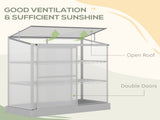 3 Tier Greenhouse Garden Outdoor Cold Frame Plant Flower Growth Transparent Polycarbonate Board T3398P317744