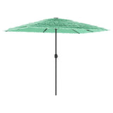 Garden Parasol with Steel Pole Green 300x200x250 cm 4005095