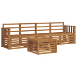Sofa Sets 5 pcs Natural Solid Acacia Wood 3374319