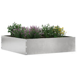 Lawn Edging 6 pcs Silver 50 x 50 x 13 cm Stainless Steel 874725