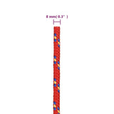 Boat Rope Red 8 mm 250 m Polypropylene 152398