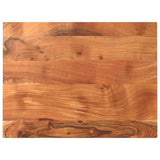 Table Top 90x60x2.5 cm Rectangular Solid Wood Acacia 370927